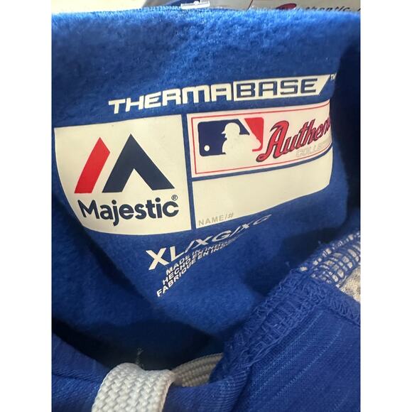 NWT Kansas City Royals MLB Majestic 2015 Postseason Take October KC Hoodie XL - Picture 6 of 10